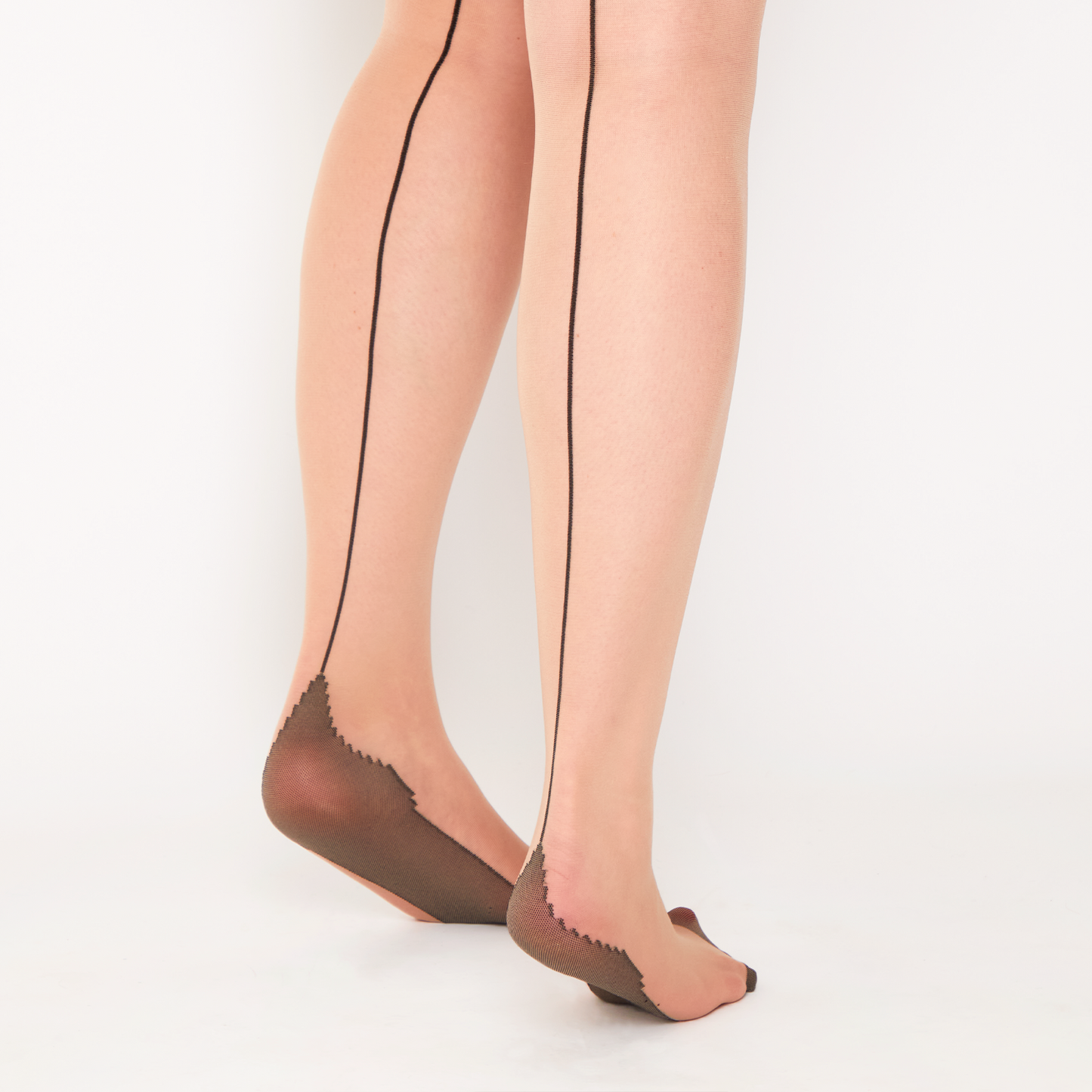 
                  
                    Sheer Tights with Line up the Back
                  
                